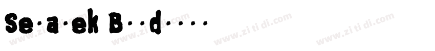 Seravek Bold字体转换